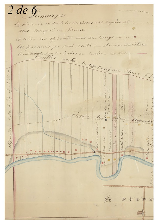 Carte 2:6  Pointe à la Caille vers St-François