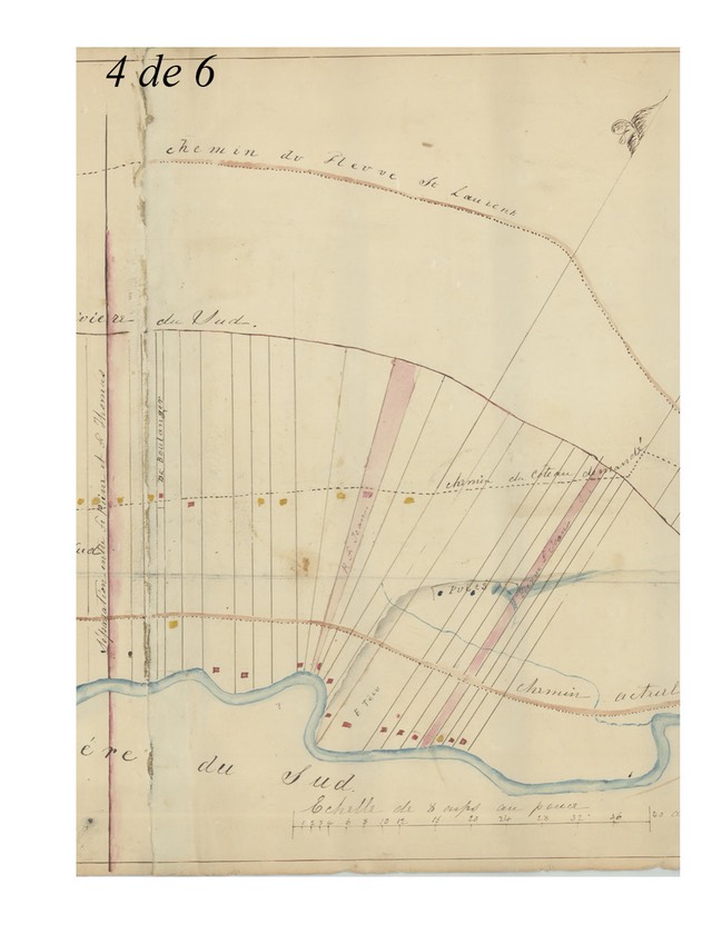 Carte 4:6 Pointe à la Caille vers St-François